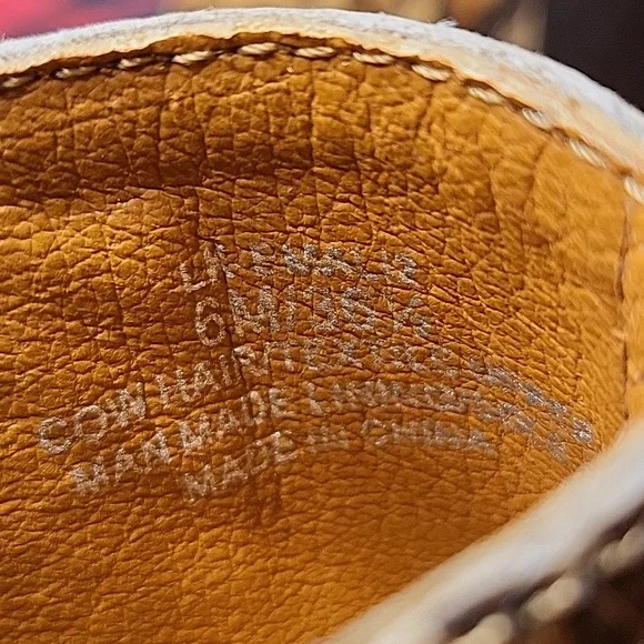 NWOT Lucky Brand Women Emali Tan Black Leopard Calf Hair Lug Sole Combat Boots - Picture 10 of 12